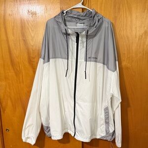 Columbia Two-Tone Gray and White Jacket